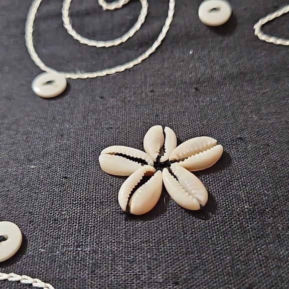 Cleo Black White 4 Button Cotton Lightweight Sleeveless Vest Size Small - Picture 3 of 14